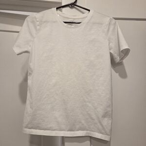 Lands' End White Short Sleeve Tee